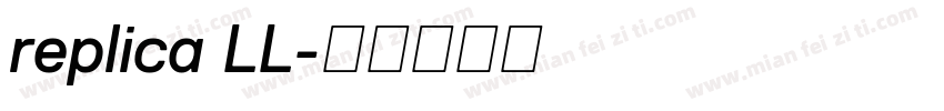 replica LL字体转换